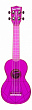 Waterman by Kala KA-SWF-PL Fluorescent Grape Soprano Ukulele укулеле сопрано, цвет флуоресцентный фиолетовый