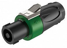 Roxtone RS4F-S-GN разъем кабельный Speakon, цвет черно-зеленый