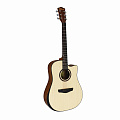 Klever KD-570 гитара акустическая, корпус дредноут, цвет натуральный