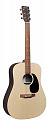 Martin D-X2E-03 Rosewood  электроакустическая гитара с чехлом, дредноут, цвет натуральный