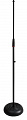 Ultimate JS-MCRB100C стойка микрофонная прямая с круглым основанием, черная