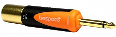 Bespeco SLAD510 переходник 6.3 мм моно Jack "папа" - XLR3 "папа"