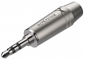 Roxtone RMJ3PPS-45-NN разъем джек 3.5 мм, стерео, цвет серебряный