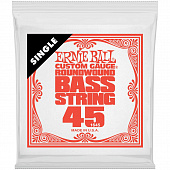 Ernie Ball 1645 Nickel Wound .045 струна одиночная для бас-гитары