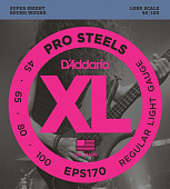 D'Addario EPS170 струны для бас-гитары, стальная круглая обмотка, среднее натяжение