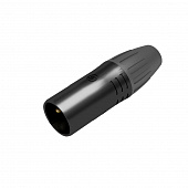 Seetronic SCWM3-B кабельный разъем XLR 3-контакта "папа", IP65, для кабеля диаметром 5-8 мм, черный