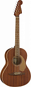 Fender Sonoran Mini MAH W/BAG WN акустическая гитара, цвет махагони