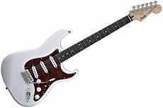 Fender SQUIER Vintage MODIFIED STRAT RW OLYMPIC WHITE электрогитара, цвет белый, корпус - индийский красный кедр, гриф - клен, накладка на гриф - палисандр, профиль С, 21 лад Medium Jumbo, мензура - 25,5, звукосниматели 3 Duncan Designed™ SC-101 Single...