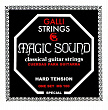 GalliStrings MS100 Magic Sound Rectified Nylon Treble Strings Hard Tension струны для классической гитары сильного натяжения, .028-.045
