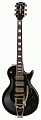 Burny RLC85JP BLK  электрогитара концепт Gibson® Les Paul®Custom Jimmi Page (3PU, Bigsby), цвет черный