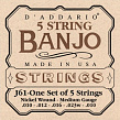 D'Addario J61 комплект струн для банджо