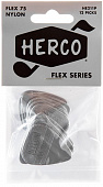 Herco Flex 75 Nylon HE211P 12Pack  медиаторы, жесткие, серые, 12 шт.
