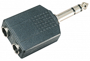 MPM AD76 Moulded -Y- BOX Adaptor - 1 / 4- Stereo PLU адаптер
