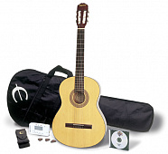Epiphone PLAYERPACK EN-10 CLASSICAL NAT CH HDWE комплект: акуст. гитара и принадлежности, цвет натуральный