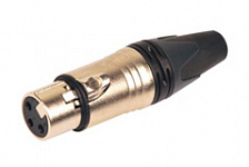 Xline Cables RCON XLR F 17  разъем XLR-F кабельный никель 3pin, цвет хром