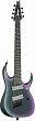 Ibanez RGD71ALMS-BAM Axion Label RGD 7-String Multi Scale электрогитара 7-струнная, цвет матовый черный / фиолетовый, зеленый отлив