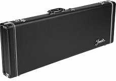 Fender G&G Deluxe Strat/Tele Hardshell Case, Black with Orange Plush Interior, Amp Logo кейс для электрогитары
