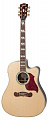 Gibson Songwriter Deluxe Studio Cutaway Natural + Case электроакустическая гитара с кейсом, цвет натуральный