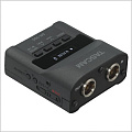 Tascam DR-10CH цифровой LPCM аудио рекордер, для радиосистем Shure, вместе с петличным микрофоном (Shure Jack) составляет миниатюрную систему звукозаписи