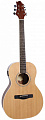 GregBennett P2T/N акустическая гитара 3/4, ель, встроенный тюнер, цвет натуральный