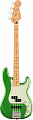 Fender Player Plus Active P Bass MN CMJ бас-гитара, цвет зеленый, чехол в комплекте