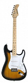 Fernandes LE-1Z 3S 2SB/ M  электрогитара Stratocaster SSS, цвет двухцветный санбёрст