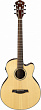 Ibanez AELBT1-NT Natural High Gloss электро-акустическая гитара, баритон, цвет натуральный