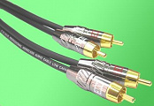 AVCLINK Cable-900/0.75 black кабель аудио 2xRCA - 2xRCA 0.75 м. (C121, ACPL)