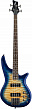Jackson JS3Q Spectra IV - Amber Blue Burst 4-струнная бас-гитара, цвет янтарно-синий бёрст