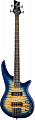 Jackson JS3Q Spectra IV - Amber Blue Burst 4-струнная бас-гитара, цвет янтарно-синий бёрст