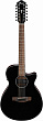 Ibanez AEG5012-BKH электроакустическая гитара, цвет черный