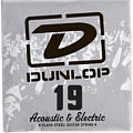 Dunlop Acoustic/ Electric Plain Steel DPS19  струна для акустической и электрогитары, сталь, 0.019