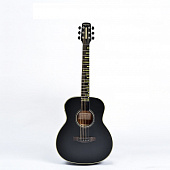 Popumusic Poputar T1 Smart Guitar Travel Edition Black  умная акустическая гитара уменьшенного размера, цвет черный