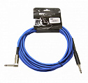 Invotone ACI1206B инструментальный кабель, 6 метров, синий