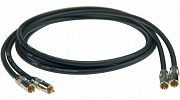 Klotz ALP006 кабель RCA - RCA, 0.6 метра, цвет черный