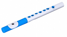 Nuvo TooT (White/Blue) блок-флейта TooT, цвет белый/голубой