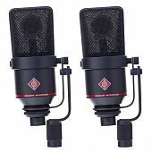 Neumann TLM 170 R mt Stereo Set подобранная пара студийных микрфонов с 5-ю диаграммами направлености, цвет черный