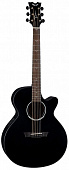 Dean PE Plus BKS Perfomer Plus A/E электроакустическая гитара, цвет черный матовый
