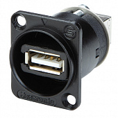 Seetronic SAUSB-W-B USB 2.0 адаптер D- образный, проходной, USB гнездо (тип A) - USB гнездо (тип B)