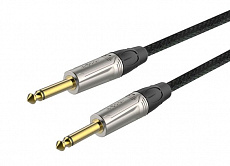 Roxtone TGJJ300-28/10 кабель инструментальный, черный, 10 метров