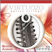 Virtuozo 00322 Acoustic Phosphor набор 12 струн для акустической гитары, 010-047