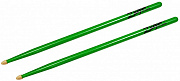 Zildjian 5A Acorn Neon Green барабанные палочки