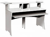 Glorious Workbench white  стол аранжировщика, 2 рэковые стойки х 4U, цвет белый