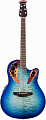 Ovation CE48P-RG Celebrity Elite Plus Super Shallow Regal to Natural электроакустическая гитара, цвет синий санбёрст