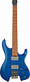 Ibanez Q52-LBM  безголовая электрогитара, 6 струн, цвет насыщенный синий