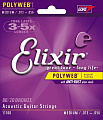 Elixir 11100 PolyWeb Medium струны для акустической гитары