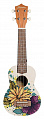 Bamboo BU-21 Spring  укулеле сопрано с чехлом, рисунок цветы