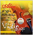 Alice A704 струны для скрипки, стальные, 2, 3, 4 струны в никелевой обмотке