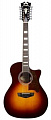 D'Angelico Premier Fulton VSBCPS  электроакустическая 12-струнная гитара, цвет санберст