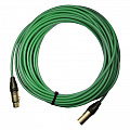 GS-Pro XLR3F-XLR3M (green) 20 метров балансный микрофонный кабель, цвет зеленый